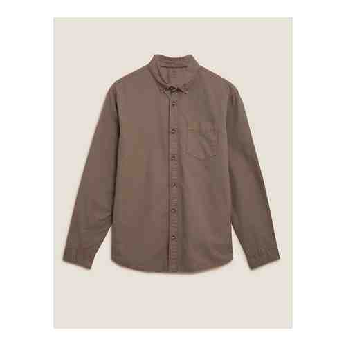 Оксфордская рубашка Easy to iron из чистого хлопка арт. T253916M