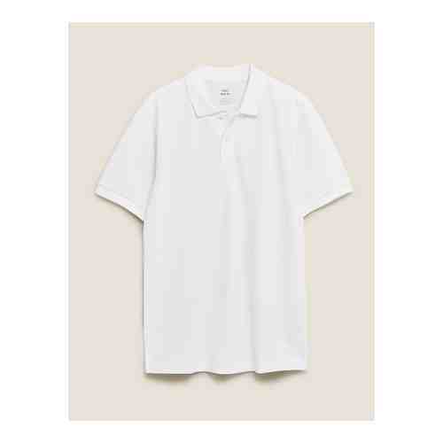 Рубашка-поло из чистого хлопка приталенного кроя арт. T285018S