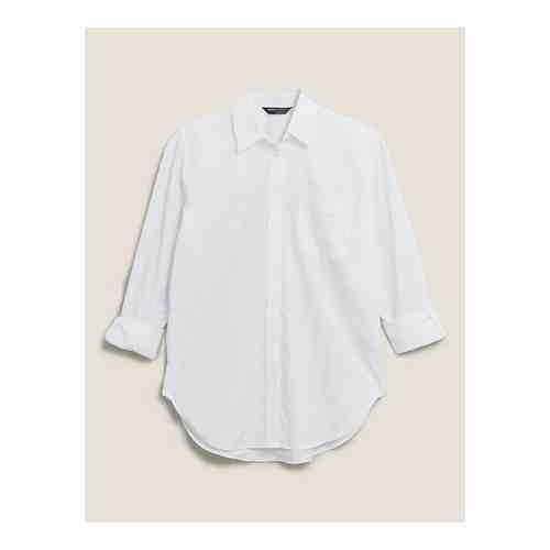 Свободная хлопковая рубашка с длинным рукавом арт. T433646
